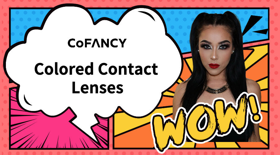 What year did colored contacts come out?
